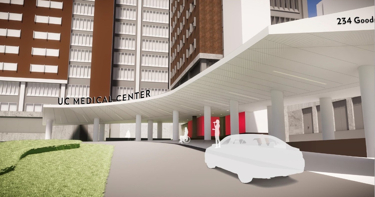 University of Cincinnati Health ED and Surgical Infill design graphic